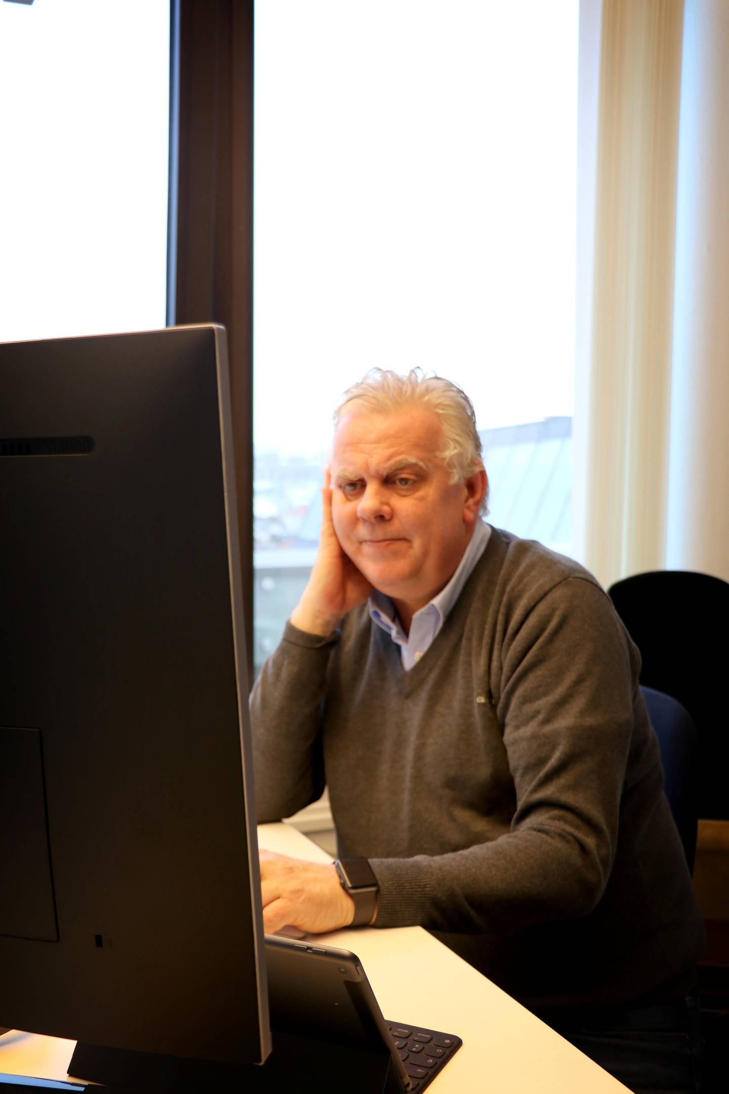 Gruppeleder for Stavanger Frp, Leif Arne Moi Nilsen.