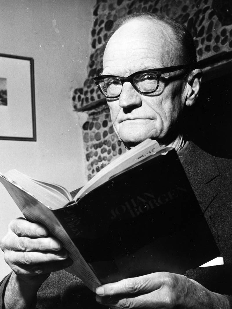 Forfatteren Johan Collett Müller Borgen i 1967.