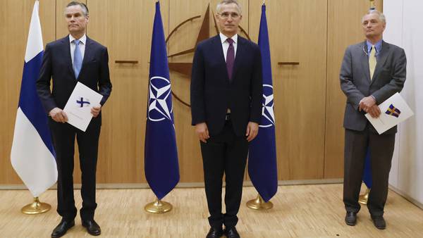 Stoltenberg: Svensk og finsk Nato-medlemskap vil styrke vår felles sikkerhet