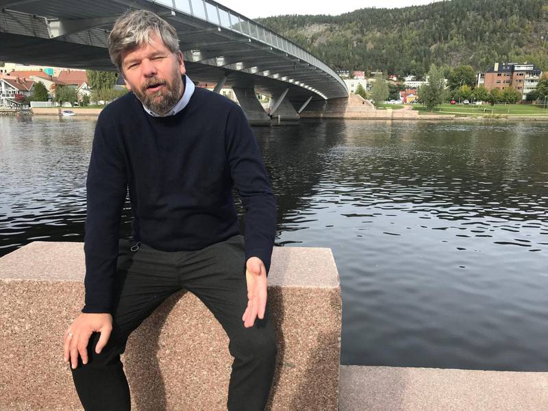 Sentrumsnært: Ståle Sørensen (MDG) mener ungdomsskolen bør ligge sentralt på Åskollen. FOTO: KENNETH LIA SOLBERG