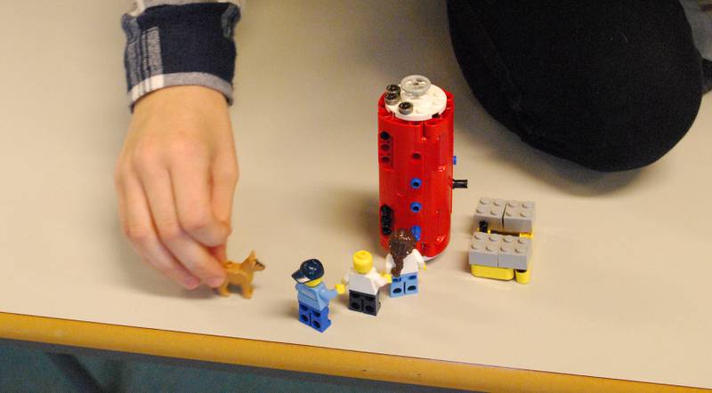 LEGO: Det var med denne minatyr-modellen prosjektet startet.