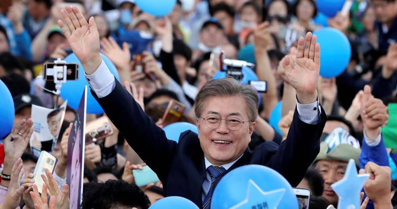Demokratenes Moon Jae-in vant valget i Sør-Korea tirsdag. Han vil føre dialog med Nord-Korea.