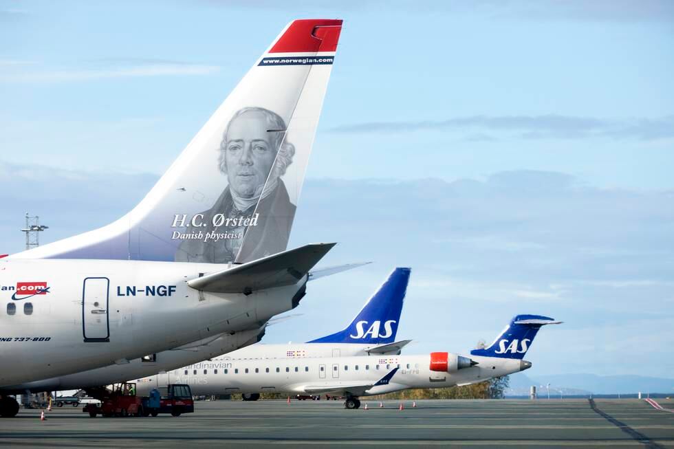 SAS og Norwegian har begge gode bookingtal for haustferien. Foto: Gorm Kallestad / NTB / NPK