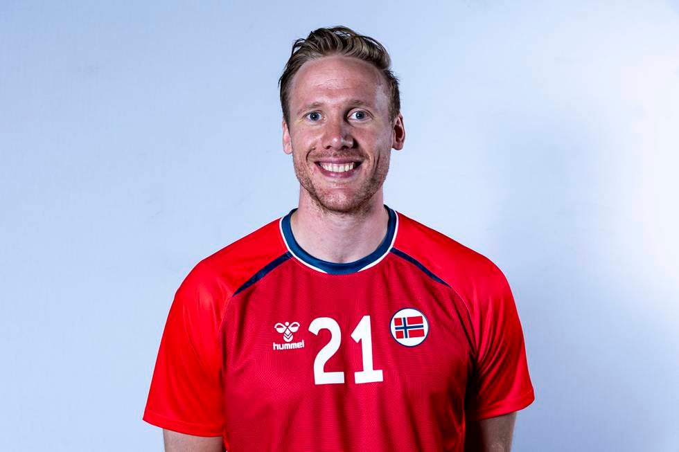 Magnus Gullerud er skadefri og har grunn til å smile bredt foran håndballguttas OL-åpning. Foto: Beate Oma Dahle / NTB