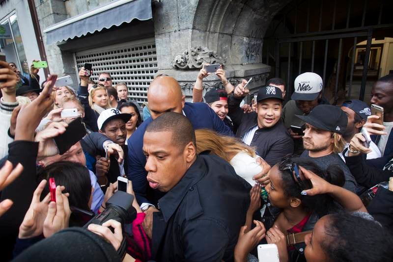 Kaos i grensen med Jay-Z på besøk i Oslo tirsdag. FOTO: ARNE OVE BERGO