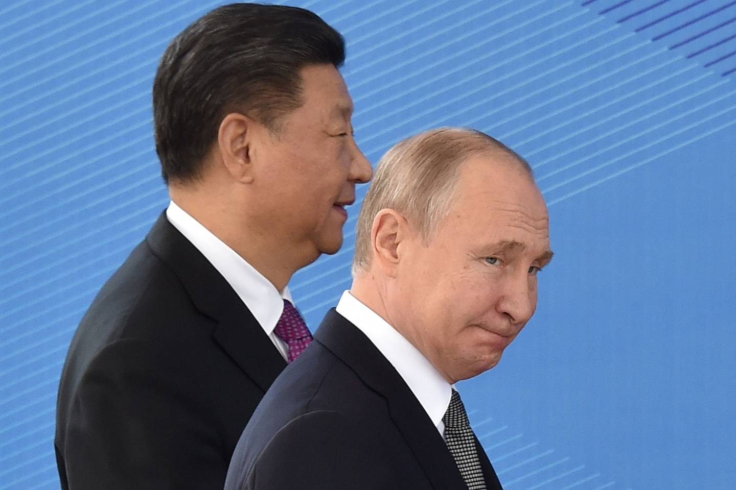 Kinas president Xi Jinping sammen med Russlands president Vladimir Putin i 2019.