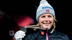 Maren Lundby tok VM-sølv – sesongens første pallplass