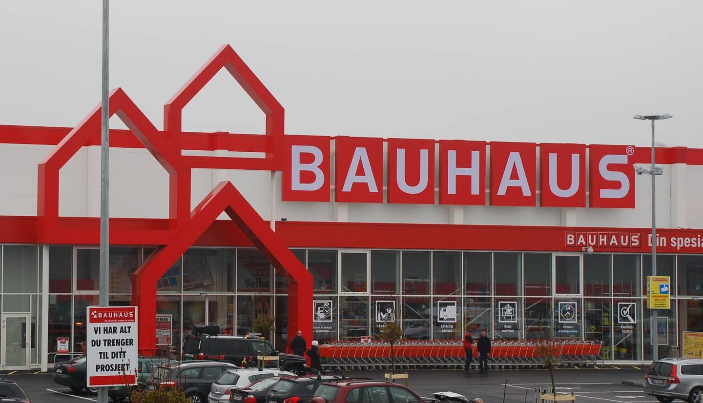 Bauhaus varehus i Vestby.