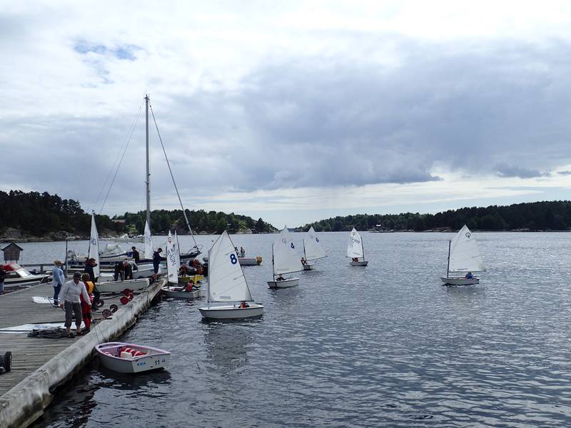 I slutten av juni er dags for årets seilskole i idylliske omgivelser i Løkkevika.