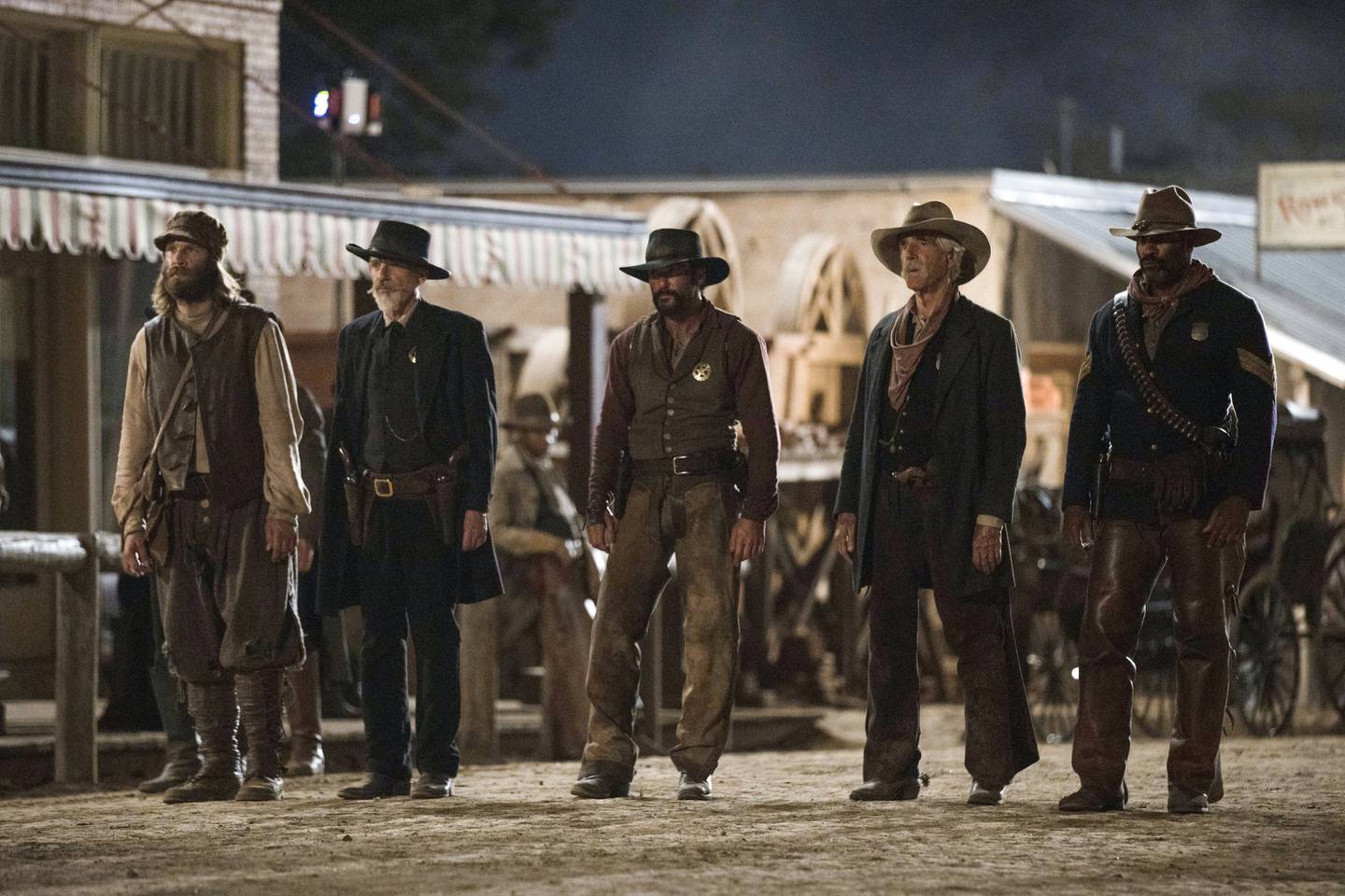 Ekte cowboyer i «Yellowstone»-oppfølgeren «1883»: Tim McGraw som James Dutton i midten.