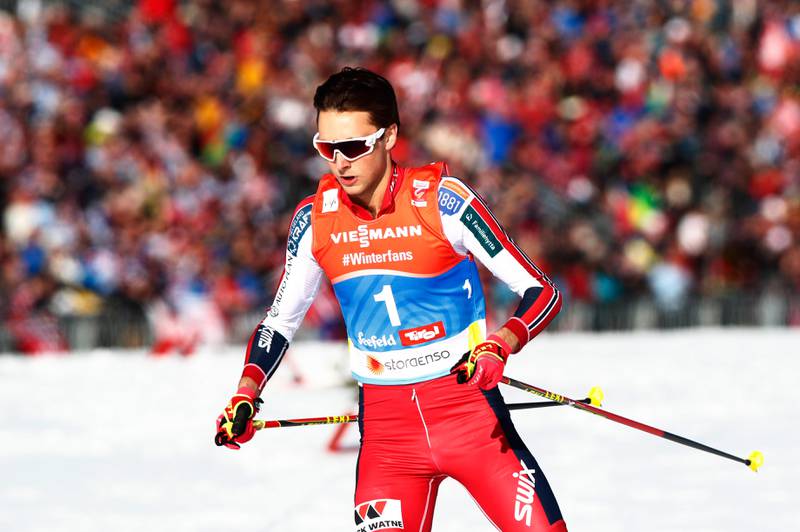 SEEFELD, ØSTERRIKE 20190228.
Jarl Magnus Riiber i aksjon på 10km kombinert under VM på ski i Seefeld torsdag. 
Foto: Terje Pedersen / NTB scanpix