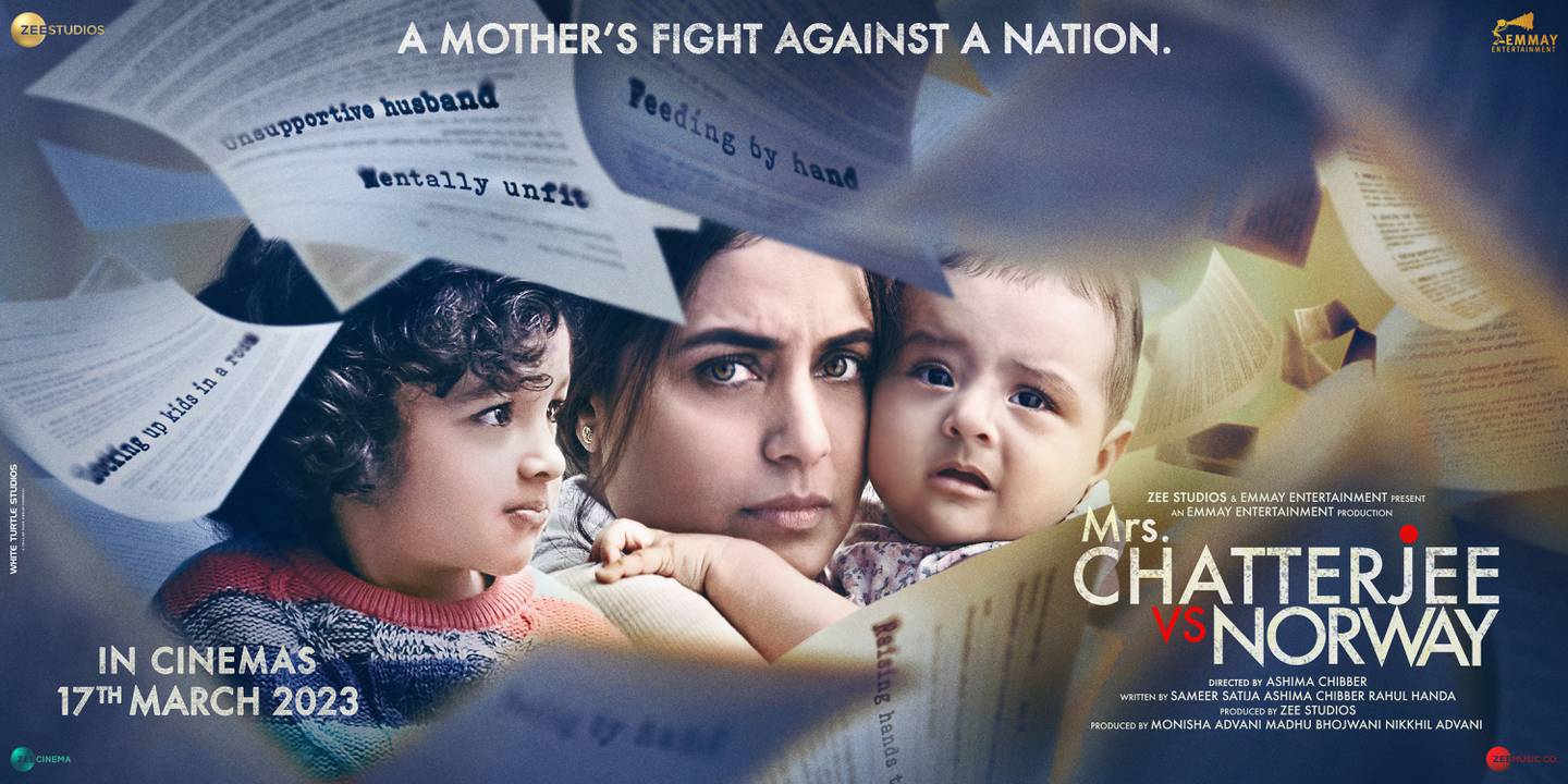 «En mors kamp mot en nasjon», er filmen med Rani Mukerji i hovedrollen lansert som.