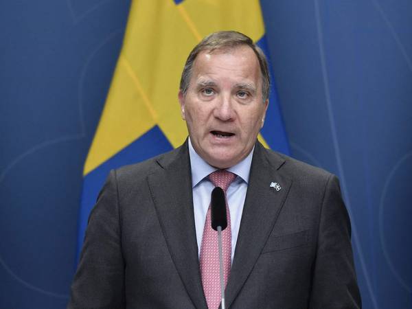 Sveriges statsminister Stefan Löfven går av