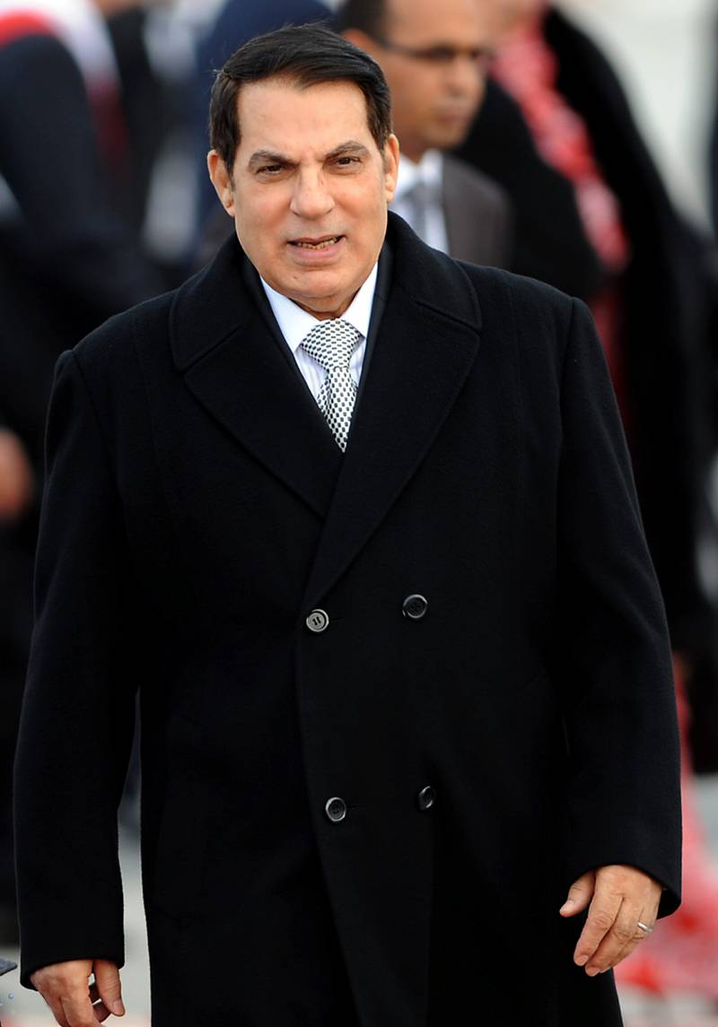 Tidligere president Zine Ben Ali, som ble styrtet. FOTO: NTB SCANPIX