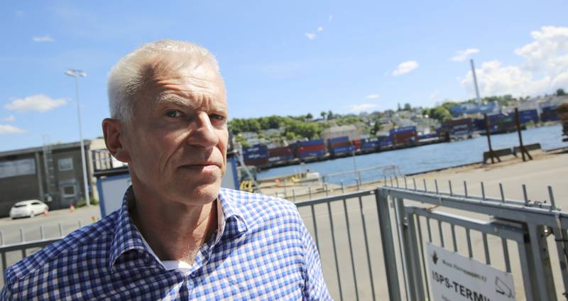 ADVARER: Arild Svenson (Frp) er sterk motstander av å flytte Moss havn.FOTO: MARTIN NÆSS KRISTIANSEN