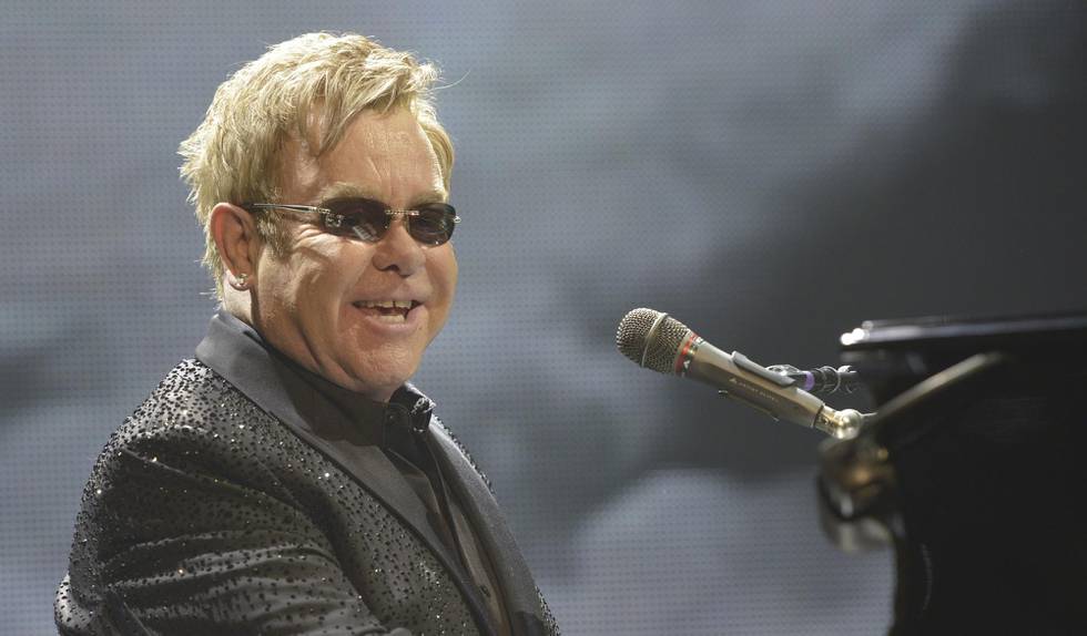 Oslo  20141115.
Artisten Elton John opptrådte for et utsolgt Oslo Spektrum lørdag kveld.
Foto: Per Løchen / NTB scanpix