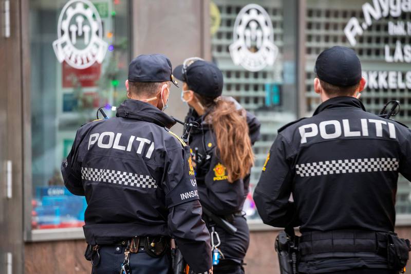 Oslo 20201229. 
En person er knivstukket i Storgata i Oslo. Tilstanden er alvorlig.
Foto: Terje Pedersen / NTB