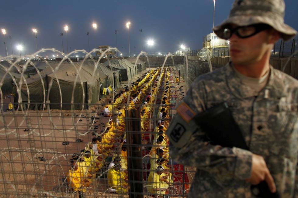 Flere av dagens ledere i Den islamske staten satt i den amerikanske fangeleiren Bucca under krigen i Irak. FOTO: DUSAN VRANIC/NTB SCANPIX