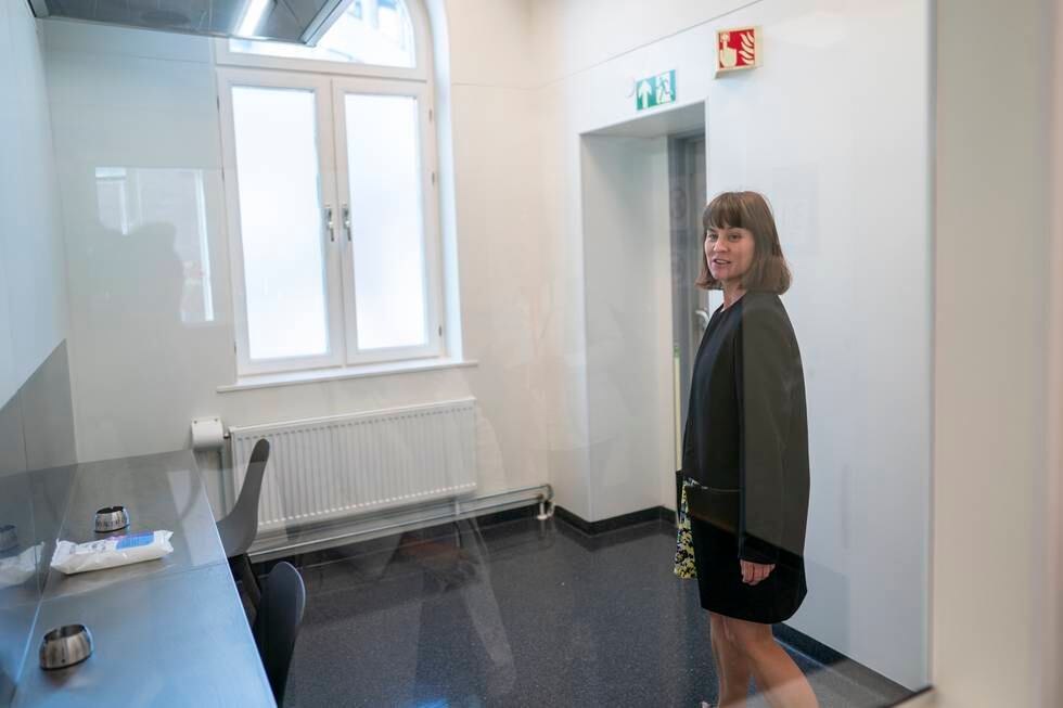 Byråd for arbeid, integrering og helse i Oslo, Rina Mariann Hansen (Ap), sier hun ikke har varslet sine partikolleger i regjeringen om rusreform-enigheten med Høyre i Oslo. Foto: Heiko Junge / NTB