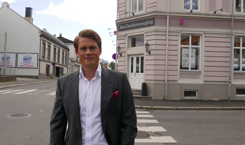 Knut Dahl, eiendomsmegler og partner i Boa Eiendomsmegling i Moss, forteller om en uvanlig god sommer i boligmarkedet.