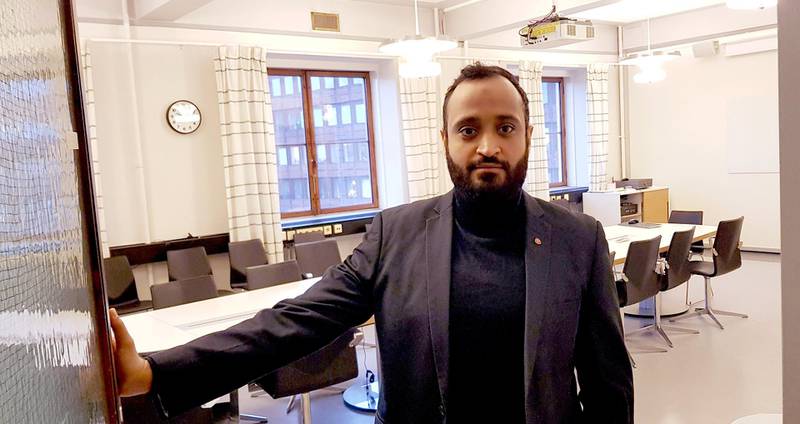 Abdullah Alsabeehg (Ap) ble forsøkt angrepet inne i kulturkomiteens møterom på Rådhuset i Oslo.