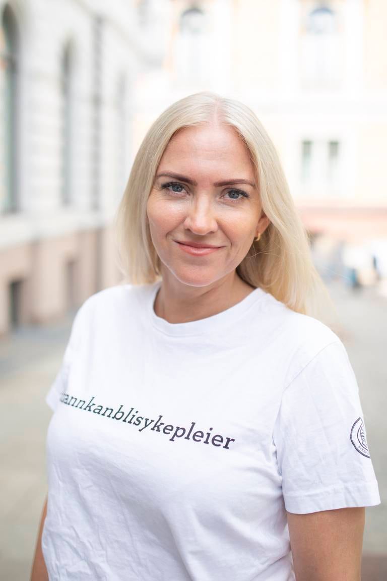 Lill Sverresdatter Larsen leder av Norsk Sykepleierforbund
