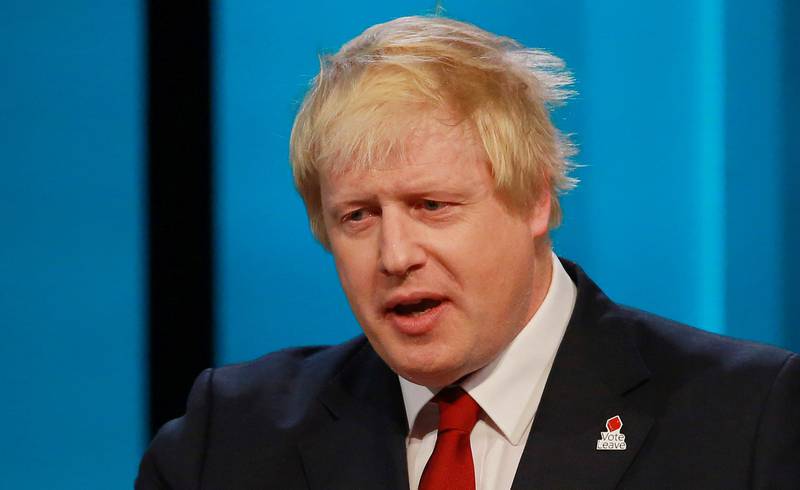 Tidligere London-ordfører Boris Johnson. 