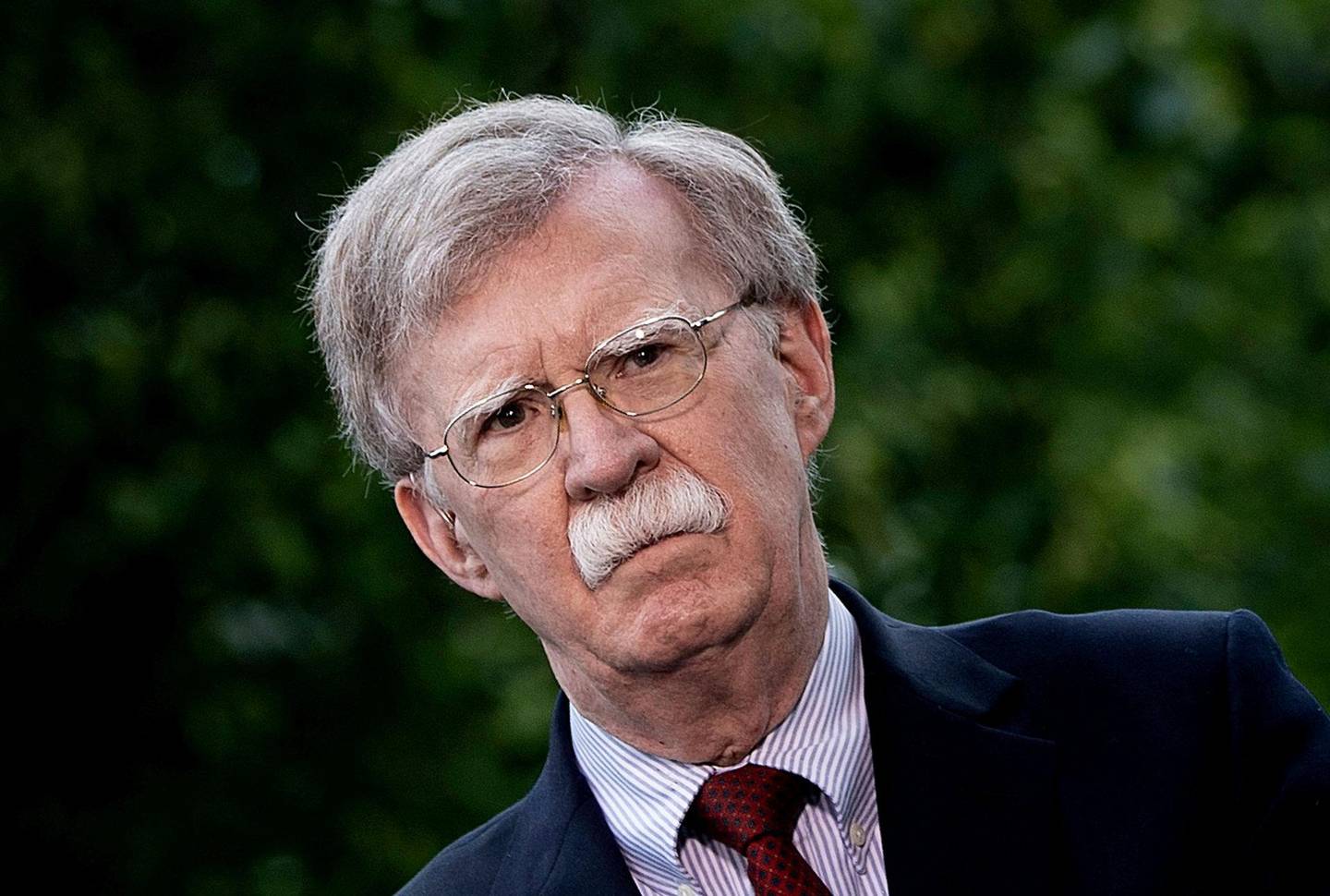 KRIGSHISSER: Trump nasjonale sikkerhetsrådgiver John Bolton ønsker å gå til krig med Iran, mener ekspert. FOTO: NTB SCANPIX