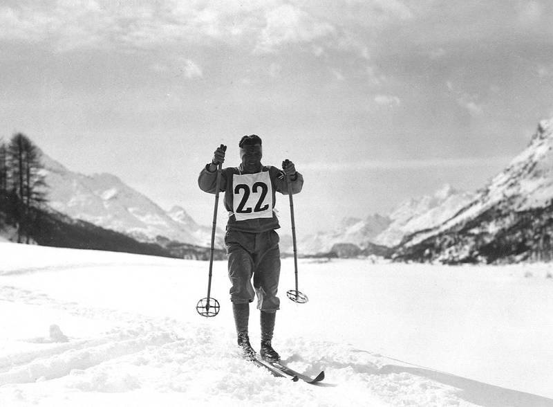 ALLSIDIG: Johan Støa er en av meget få nordmenn som har representert Norge både i sommer- og vinter-OL. Her i aksjon under femmila i St. Moritz i 1928.
ALLE FOTO: JOHAN STØAS SAMLING/BYARKIVET