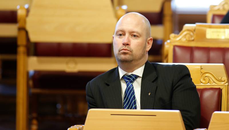 Justisminister Anders Anundsen (Frp) er under press fra KrF og Venstre. FOTO: TERJE PEDERSEN/NTB SCANPIX