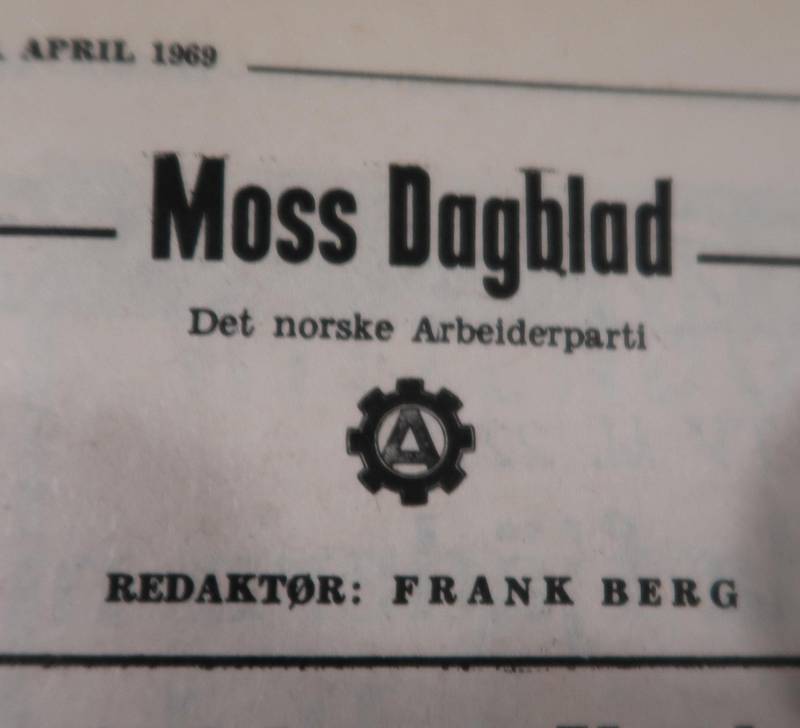 Moss Ap og Moss Dagblad var knyttet sammen.