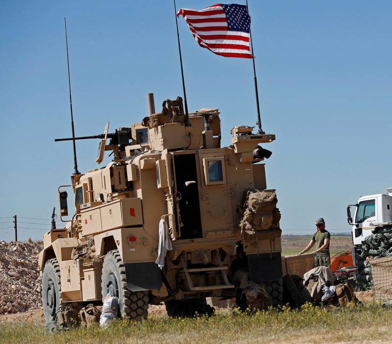 USA: Amerikanerne har fortsatt 2.000 soldater i Nord-Syria, men president Donald Trump varslet nylig at de skal trekkes ut. FOTO: NTB SCANPIX