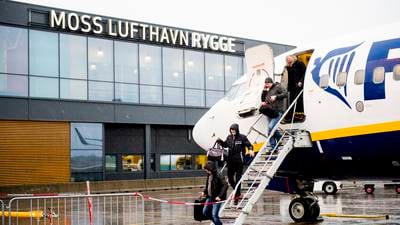 Kan ende opp med å gi Moss lufthavn Rygge til banken: – I praksis er det de som eier flyplassen
