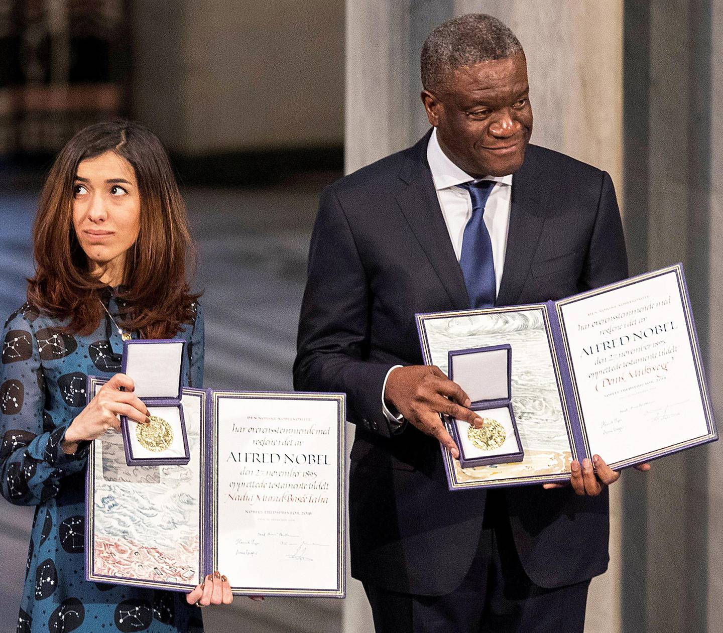VOLD: Seksualisert vold er sentralt i mange konflikter. Denis Mukwege og Nadia Murad fikk Nobels fredspris for sin innsats mot dette. FOTO: NTB SCANPIX