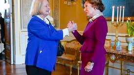 Dronning Sonja møtte foregangskvinner på kvinnedagen