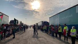 Røde Halvmåne: 59 lastebiler med nødhjelp ankom Gaza tirsdag