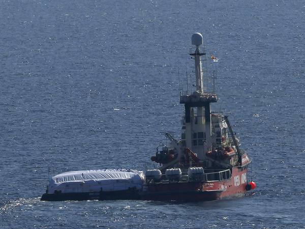 Skipet Open Arms har ankommet Gaza med nødhjelp