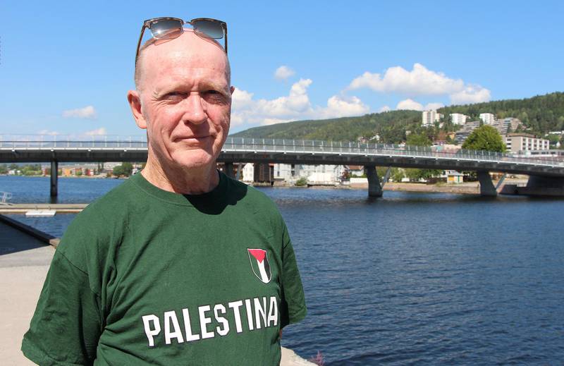 PalestiNa-venn: Arne Birger Heli har vært Palestina-venn lenge, og har besøkt Vestbredden flere ganger, men ikke Gaza. FOTO: KENNETH LIA SOLBERG