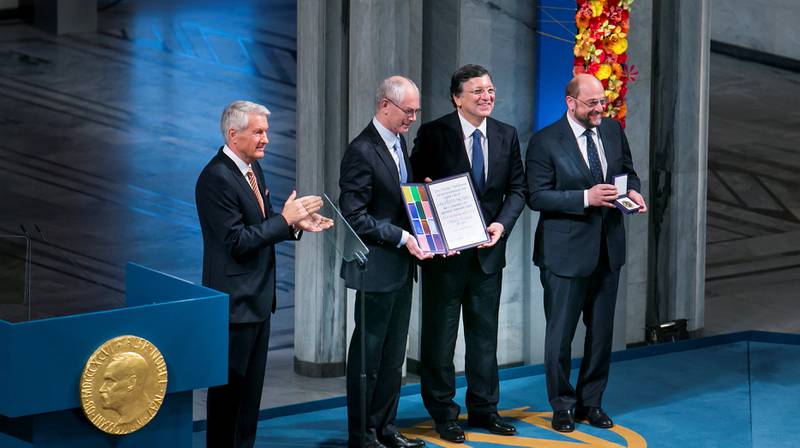 I 2012 ble Den europeiske union tildelt Nobels fredspris. 