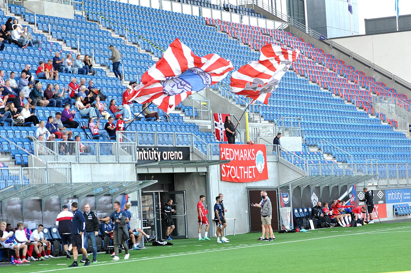 Kongsvinger-fans var på plass på Intility Arena da KIL gjestet Vålerenga-rekruttene.