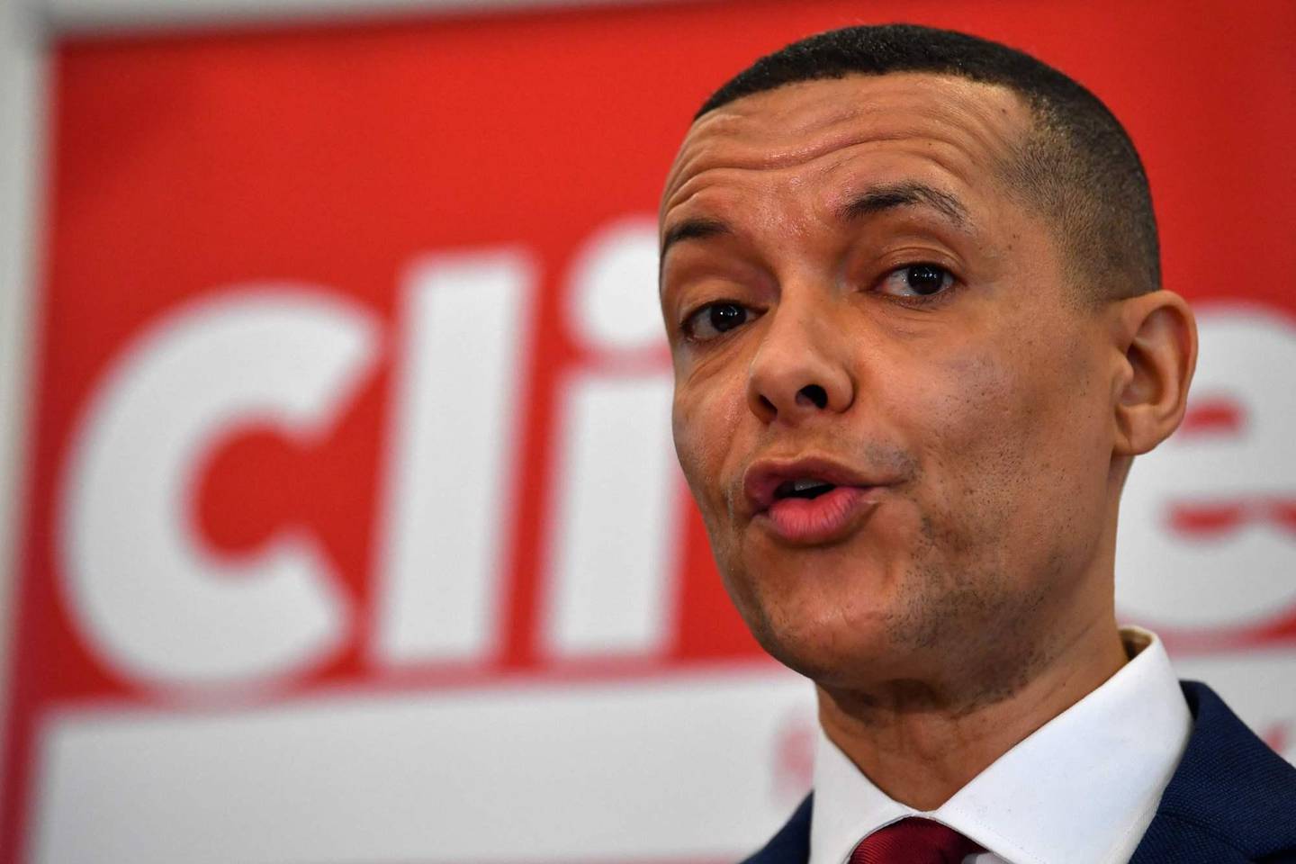 British Labour politician, Member of Parliament (MP) for Norwich South and Labour leadership hopeful Clive Lewis sets out his vision for the party at an event in Brixton, south London on January 10, 2020. - Britain's main opposition Labour Party on January 7, 2020, opened nominations for candidates to replace Jeremy Corbyn as leader after a disastrous slump in support at recent elections. Voting takes place from February 21 to April 2, with the winner announced two days later. (Photo by Ben STANSALL / AFP)