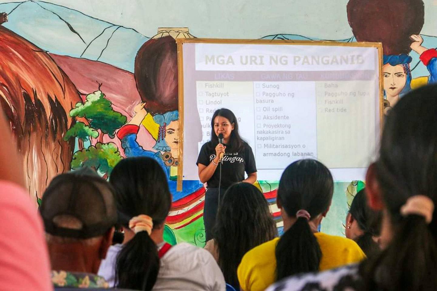 OPPLÆRING: Patricia Mungcal jobber lærer klimarespons til filippinske lokalsamfunn- FOTO: NTB SCANPIX