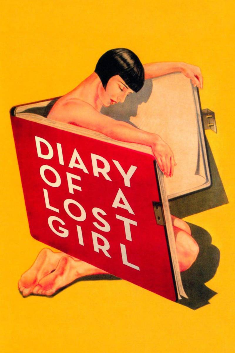 Detalj fra filmplakaten til Diary of A Lost girl.