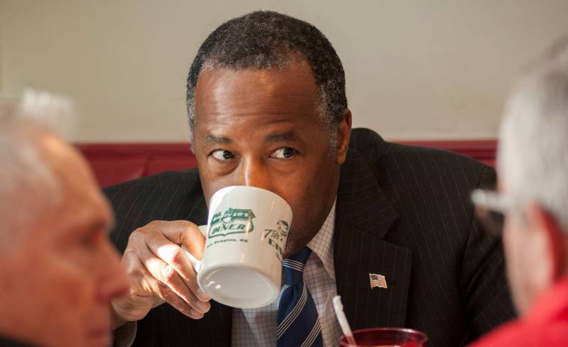 Ben Carson forsøker å bli republikanernes første svarte president. FOTO: NTB SCANPIX