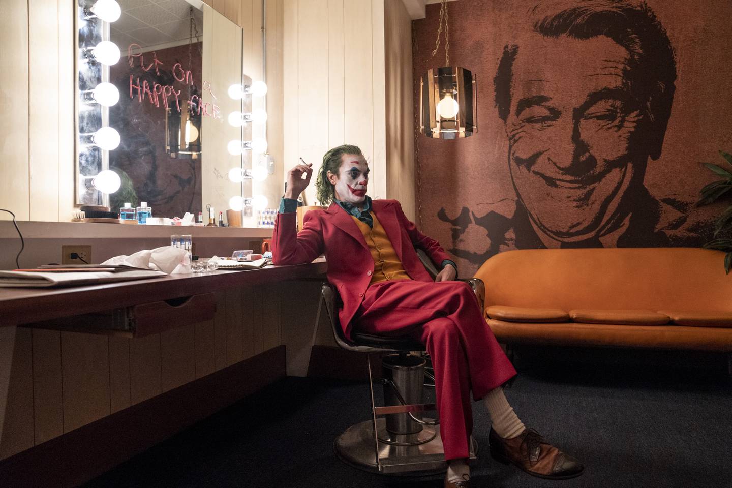 Joaquin Phoenix i «The Joker», to ganger Oscar-belønt og mottaker av Gulløven i Venezia. Phoenix fikk Oscar for beste rolle i 2019. i 2024 kommer oppfølgeren.