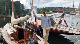 Timo (30) har seilt alene fra Tyskland til Fredrikstad