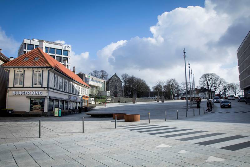 Korona, Koronavirus, Stavanger, Stavanger sentrum, tomme gater