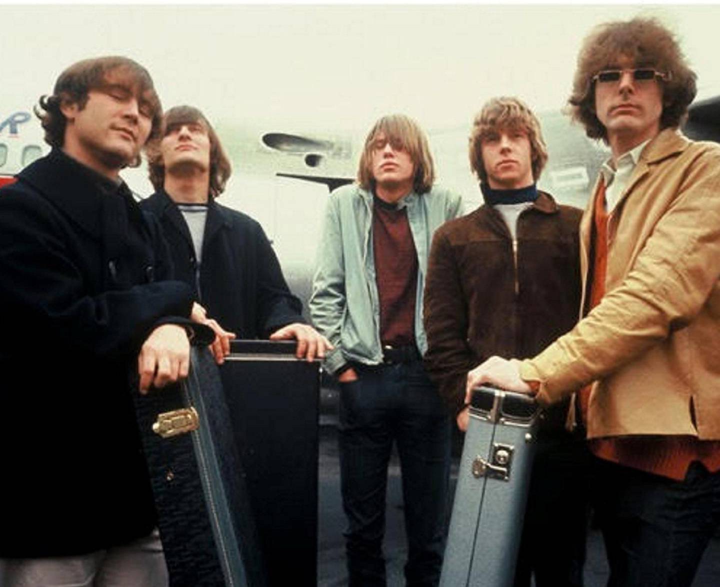 David Crosby (til høyre) med The Byrds i 1966.