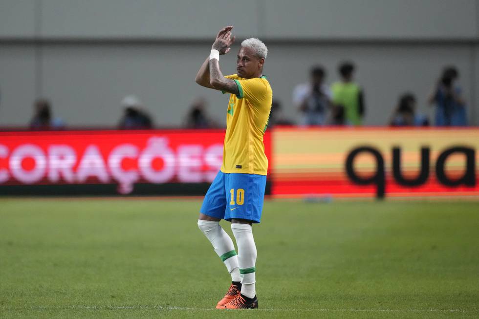 Neymar scoret to mål mot Sør-Korea torsdag. Foto: Lee Jin-man / AP / NTB