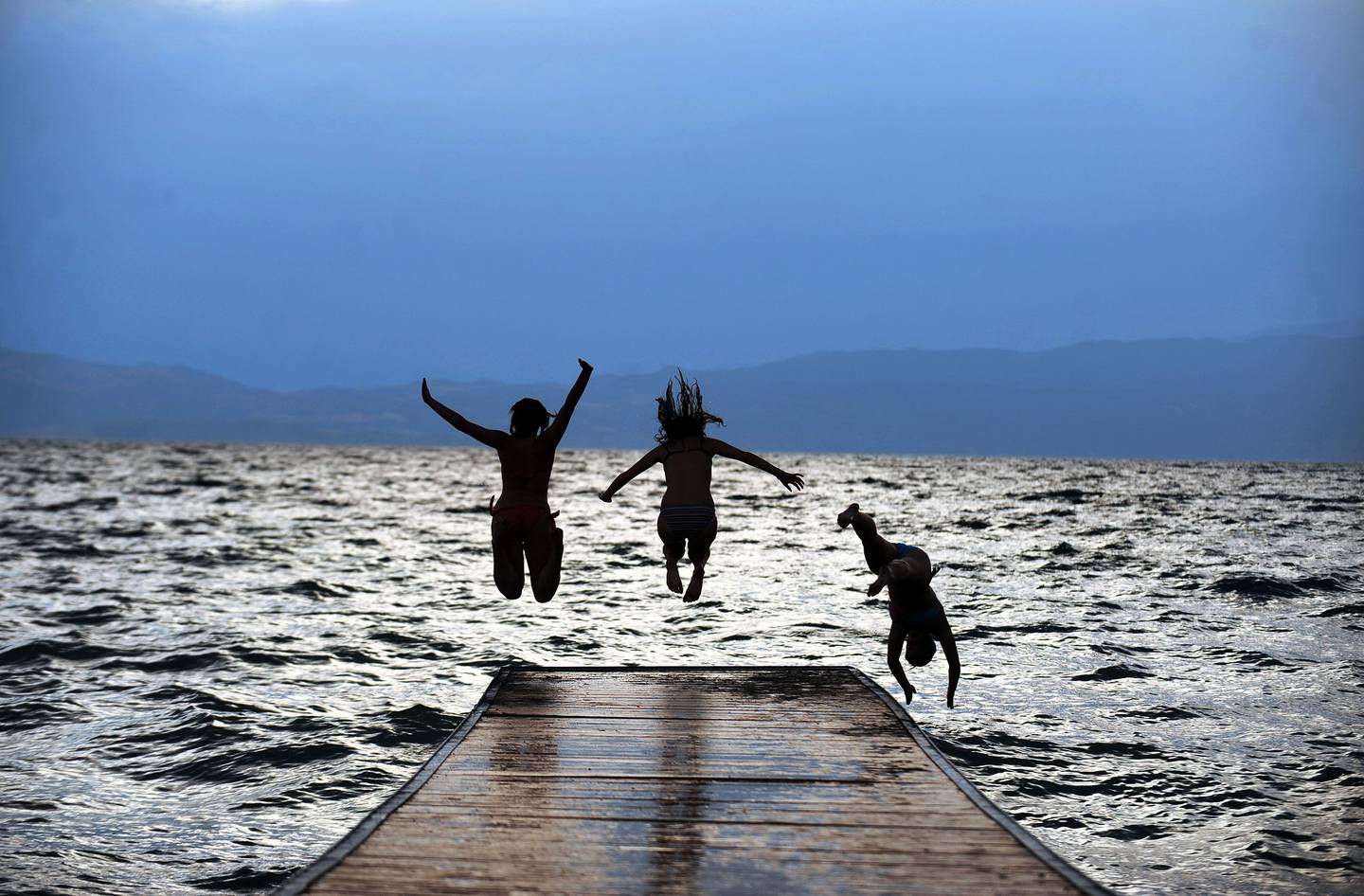 Ohridsjøen er et populært feriested i Nord-Makedonia.